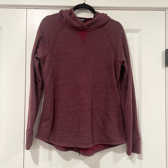 The‎ North Face Women's Burgundy Hoodie with Zipper Size Medium - Picture 1 of 7